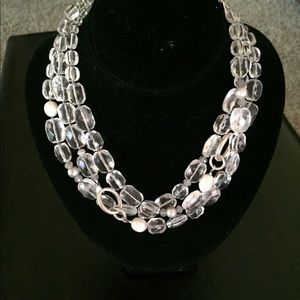 Silpada Christal & Pearl Necklace